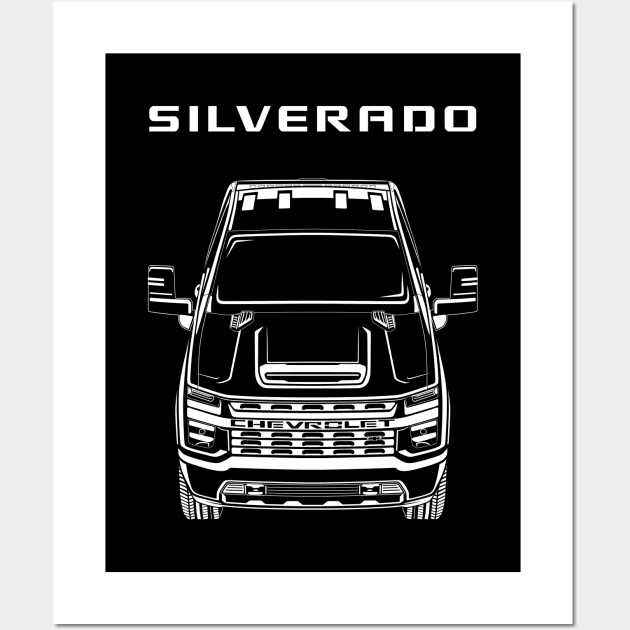 Silverado 3500 HD 2020-2023 Wall Art by V8social